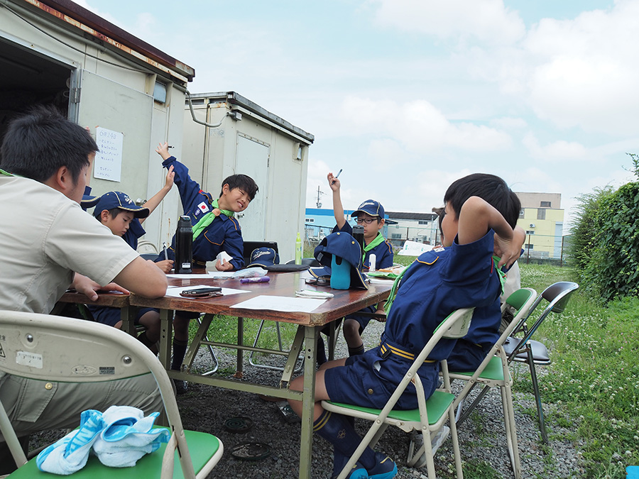 組集会 合同ハイク準備