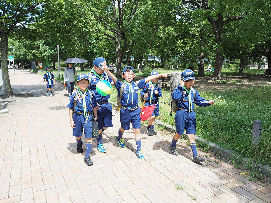 団合同ハイク・長居公園