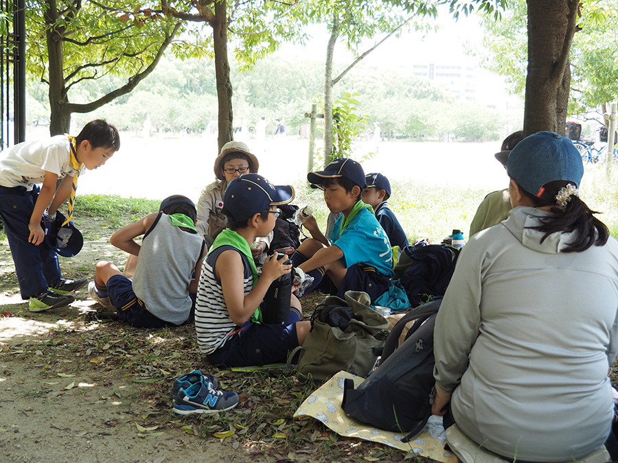 団合同ハイク・長居公園