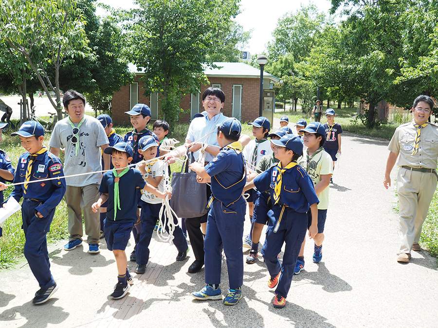 団合同ハイク・長居公園